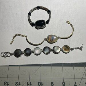 Elegant Multi-Stone Bracelet Set